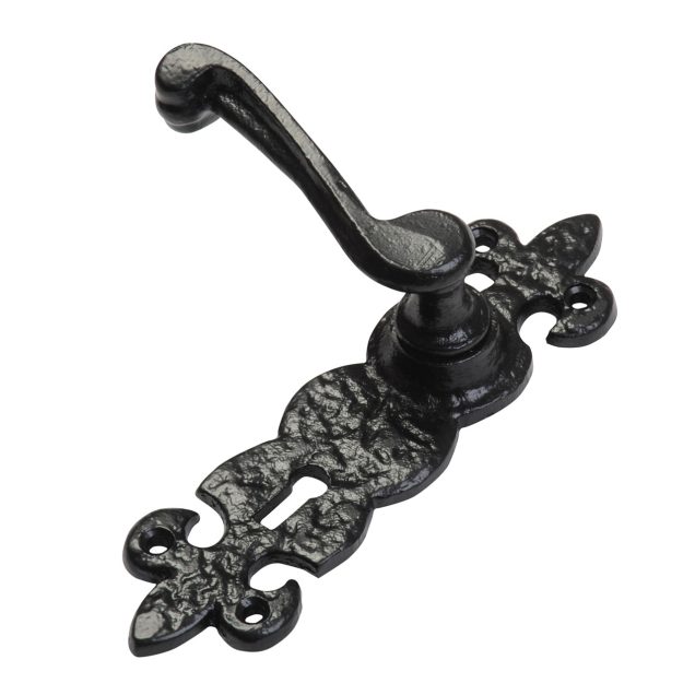 2450.jpg Fleur-De-Lys Lever Handle 2450
